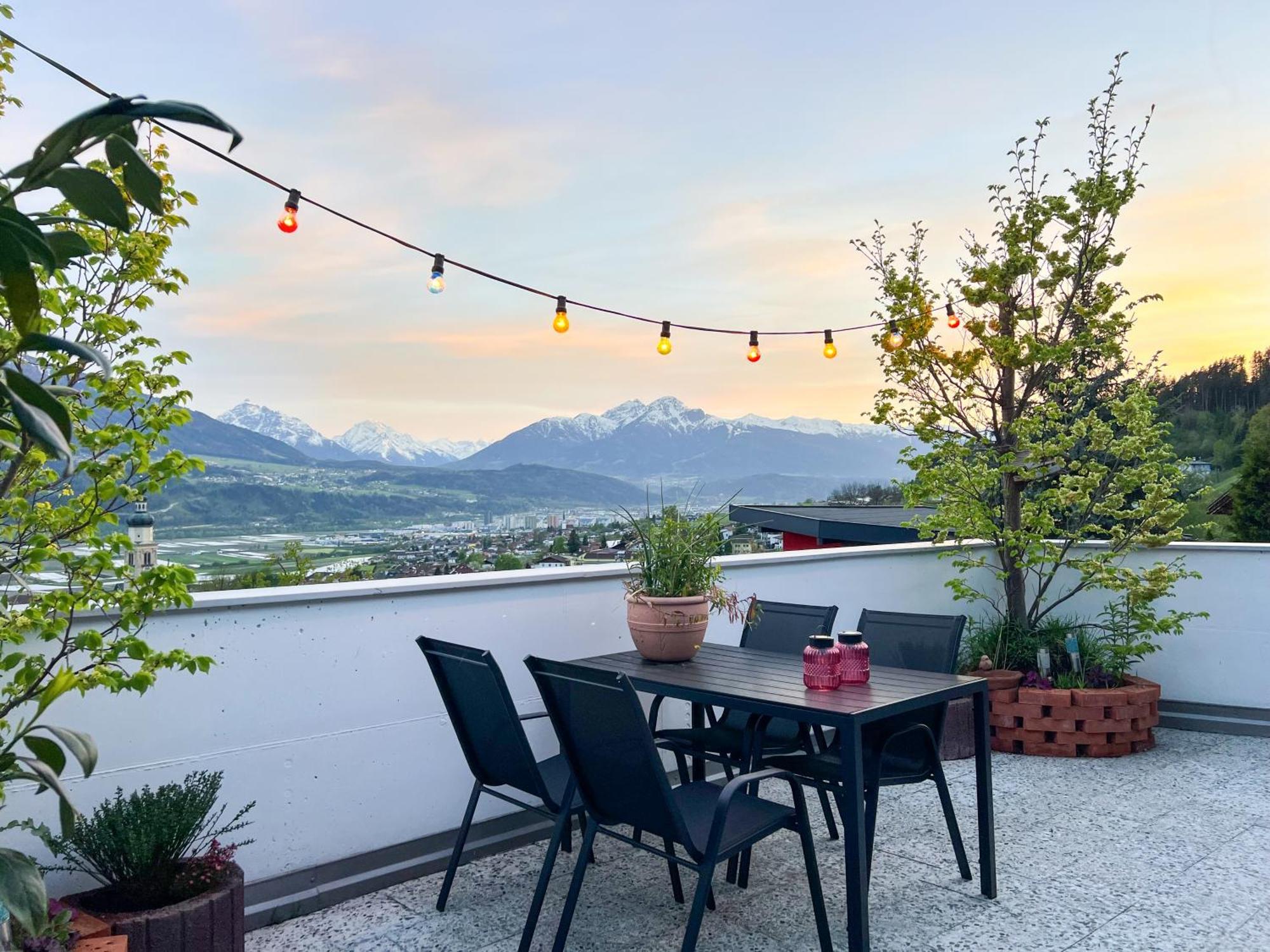 Sunny Mountain Loft - Terrace & Garden Thaur Exterior foto